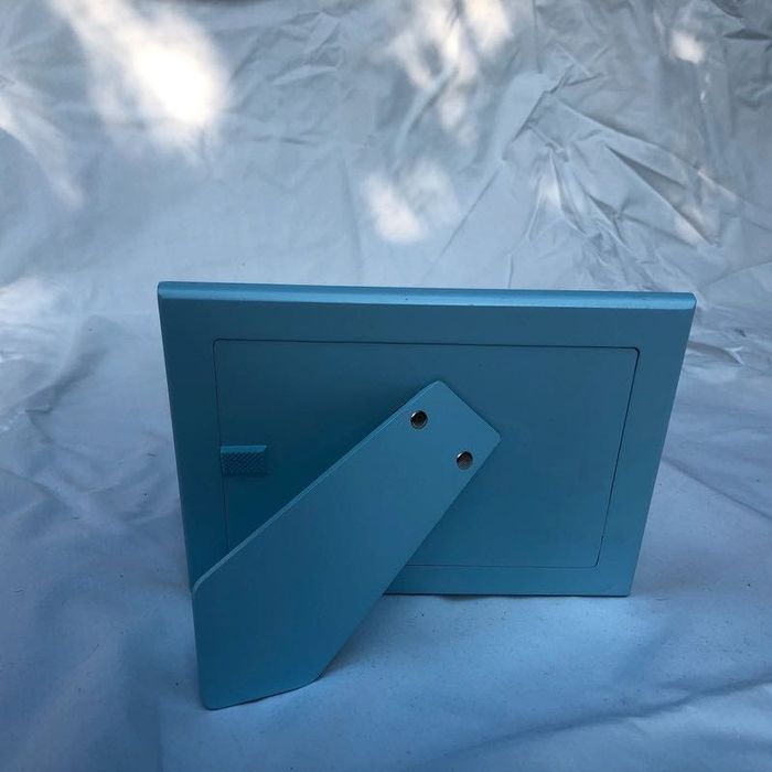 Moldura em prata para bébé