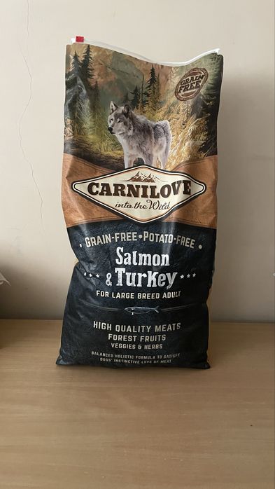 Carnilove Salmon & Turkey for Large Breed Adult 12kg