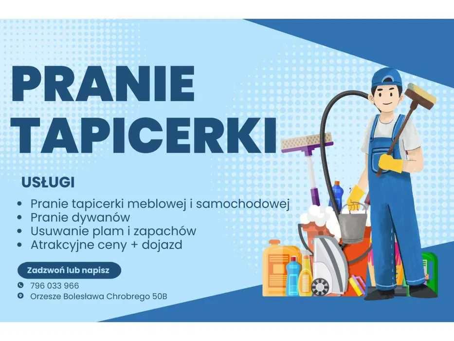 Pranie tapicerki, narożników, foteli, materacy