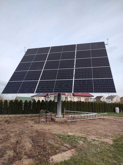 Profesjonalny Solar Tracker, Napęd z silnikiem , Obrotnica Solarna