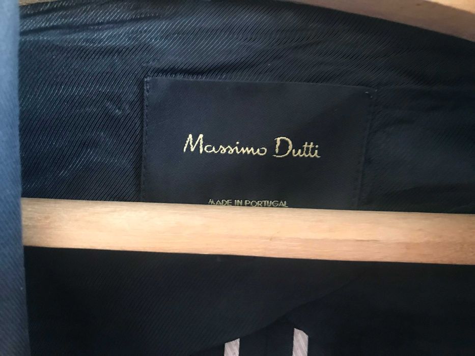 Жіночий жакет(піджак) Massimo Dutti р 38  темно-сірий льон бавовна