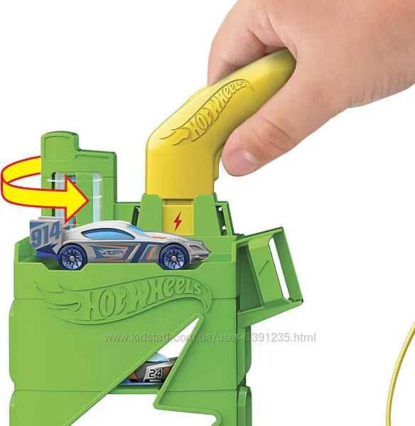Трек Hot Wheels City Super Recharge Fuel Station Заправна Станція
