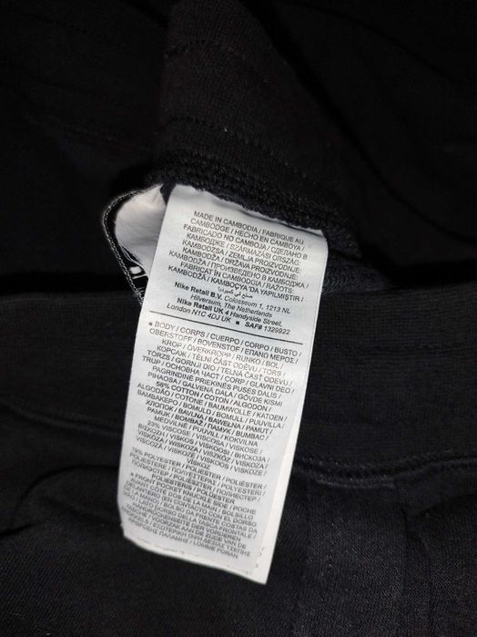 KRÓTKIE spodenki NIKE MĘSKIE CZARNE bawełniane |Rozmiar.M|
