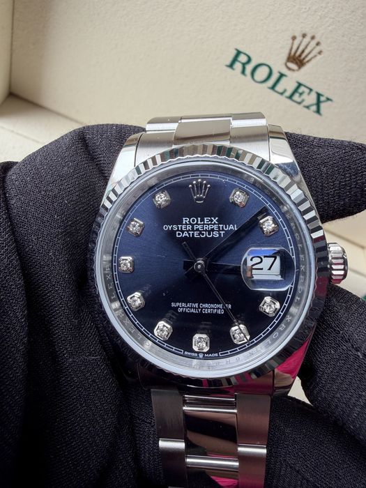 ROLEX DATEJUST 36MM 126234 женские наручные часы ролекс дейджаст