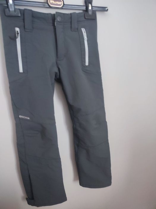 Spodnie trekkingowe turystyczne outdoor Softshell dla dziecka