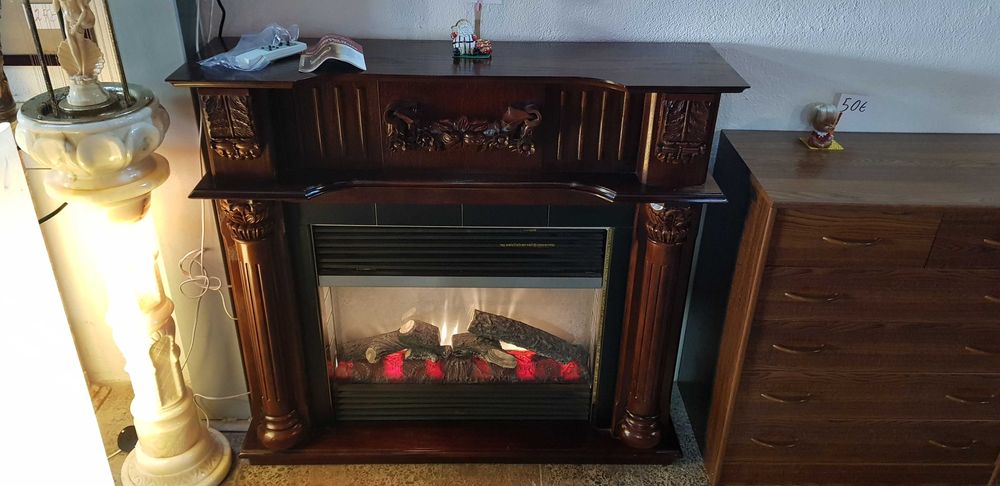 Aquecedor imitando uma lareira - Produz calor ou simplesmente faz o