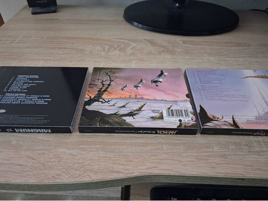 3 płyty zespołu magnum cd