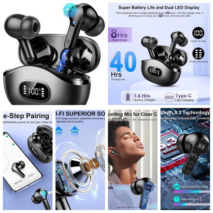 Беспроводные наушники Aotonok I63 True Wireless 2024