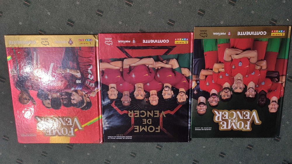 3 cadernetas Fome de Vencer - Com Cromos