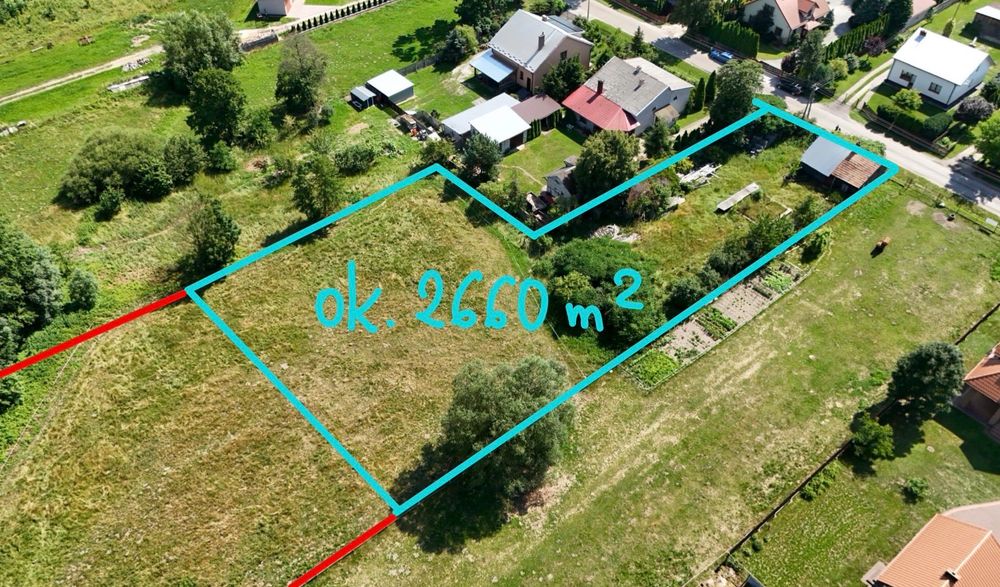 Działka 1,79 ha z możliwością zabudowy Białobrzegi
