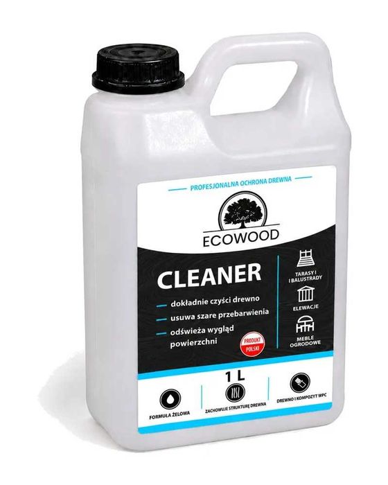 Ecowood Cleaner 1 L – odszarzacz do drewna, czyszczenie przed olejem