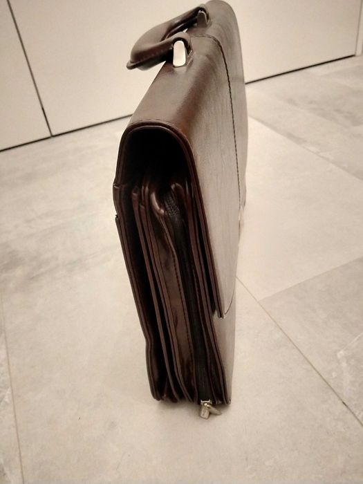 Teczka do pracy/ brązowa nowa