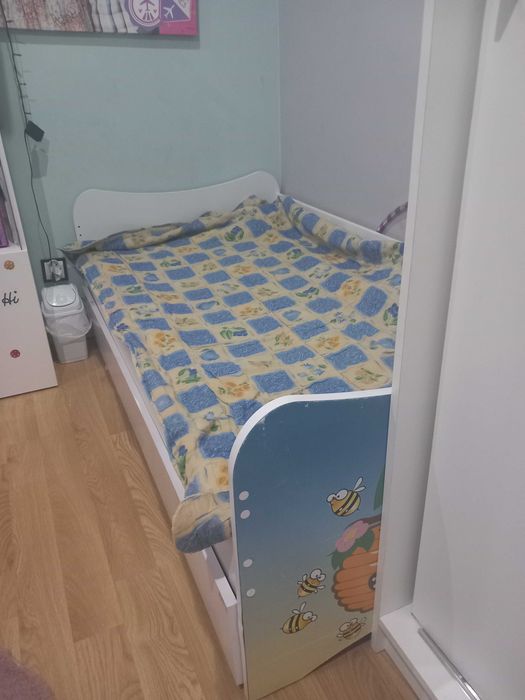 Łóżko dziecięce biale