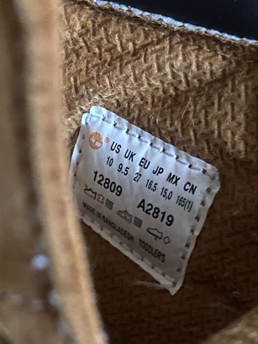 Timberland Тимберленды ботинки оригинал стелька 18 см