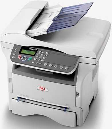 oki mb280: drukarka, skaner z podajnikiem