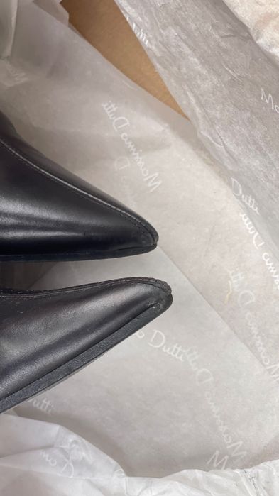 Botas altas de pele Massimo Dutti – Tamanho 38