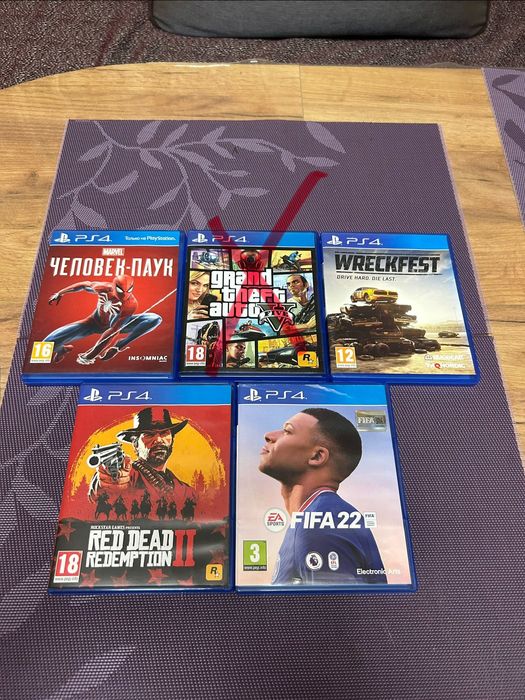 Игры на PS 4  комплектом или поштучно