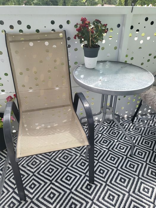 Stolik krzesło zestaw na balkon meble ogrodowedo ogrodu meble