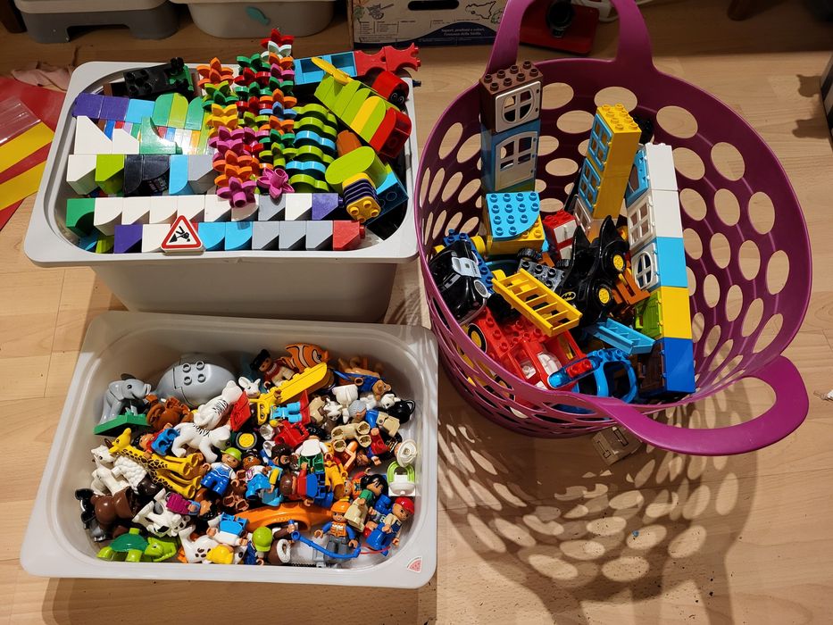 Wielki zestaw klocków duplo