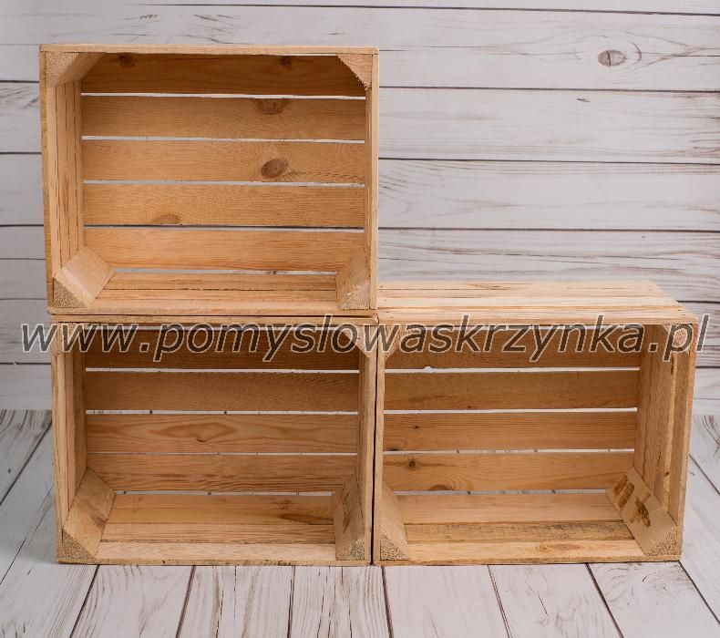 skrzynka drewniana skrzynki drewniane jedynka nowa dekoracja biała