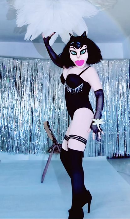 Стриптиз куклы, Женщина - кошка, подарок на День Рождения.