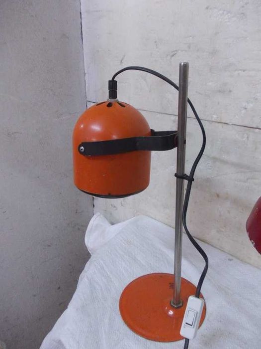Stare lampki na biurko PRL bauhaus vintage