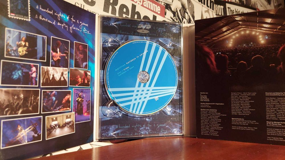 Marillion - Holidays In Zélande Live Koncert na 5x DVD Collector's BOX