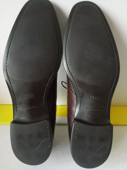 Hugo Boss Original туфли кожаные муж Р 10 ( 44) стелька 29,5 см