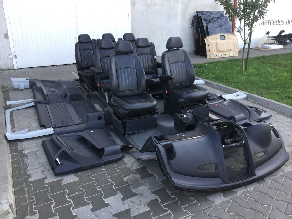 Салон карти потолок підлога сидіння  комплект Mercedes Vito 639 Viano