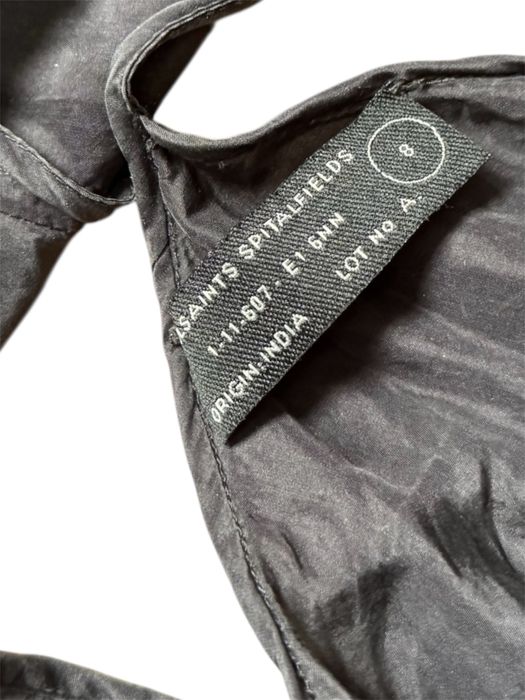 Сукня allsaints шовкова із блискавкою та капюшоном гранж indie sleaze