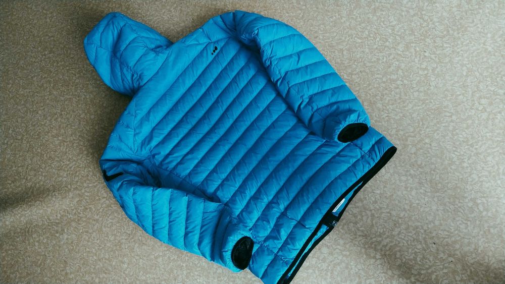 Wedze puchowa kurtka z kapturem ultralekka męska M