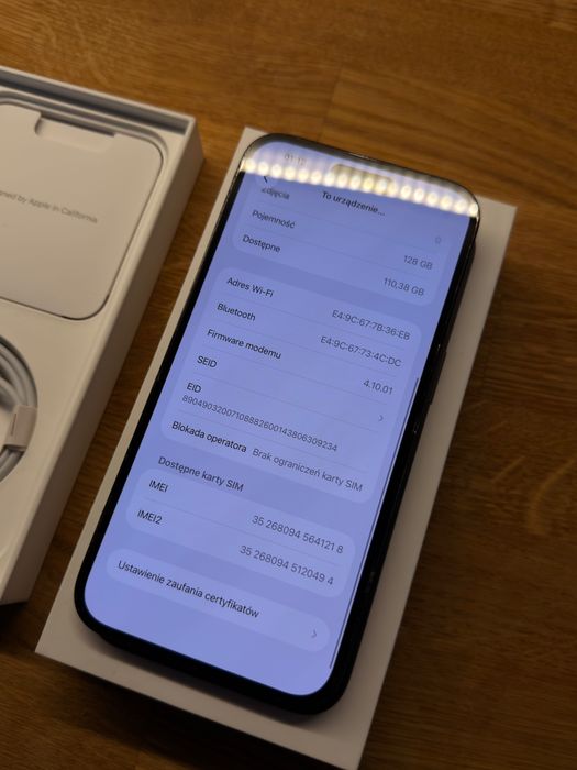 iPhone 14 Pro Max 128GB | bateria 87% | Dowód zakupu |Komplet