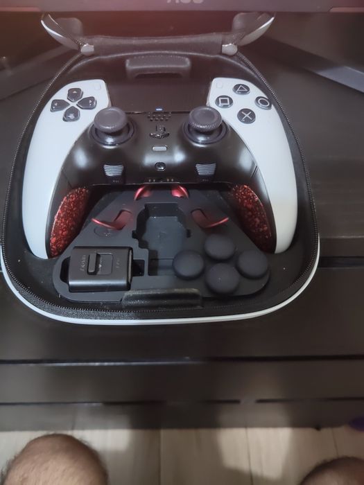 DualSense Edge PS5 Modificado (TMR/Hall Effect Anti-Drift + Grip Anti-Suor)