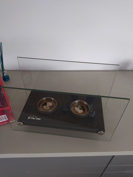 Lareira decorativa de interior