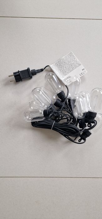 Girlanda LED Party Lights 9,5m - 10 żarówek, ciepła biel