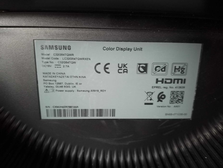 Monitor  Samsung 32 cale
