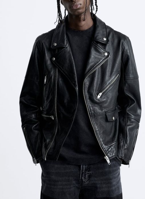 Шкіряна куртка ZARA