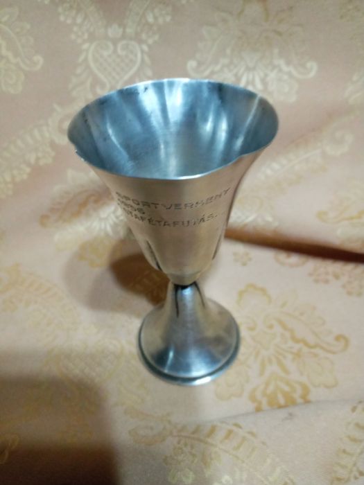 Кубок коллекционный спортивной эстафеты 1936г серебро старинные