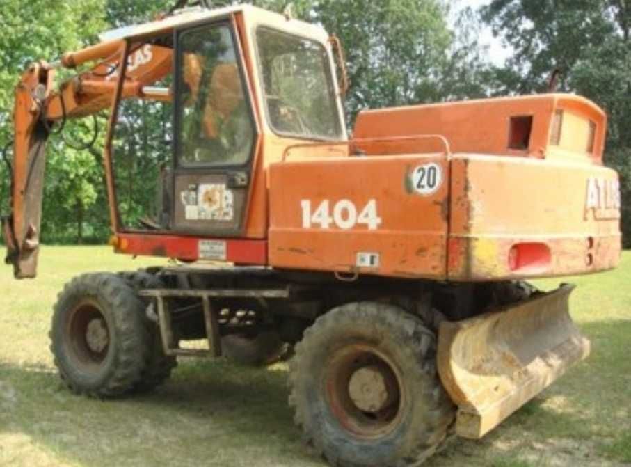 Koparka Atlas 1404 rocznik 1991 -Części