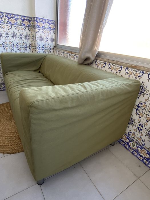 Sofa Ikea Klippan verde oliva