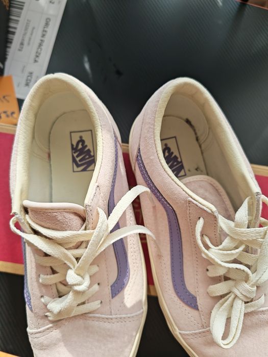 Buty Vans Old skool pink suede rozmiar 38 24cm