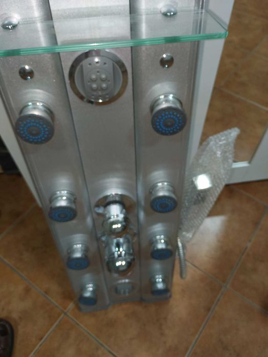 Coluna de duche com varios jatos