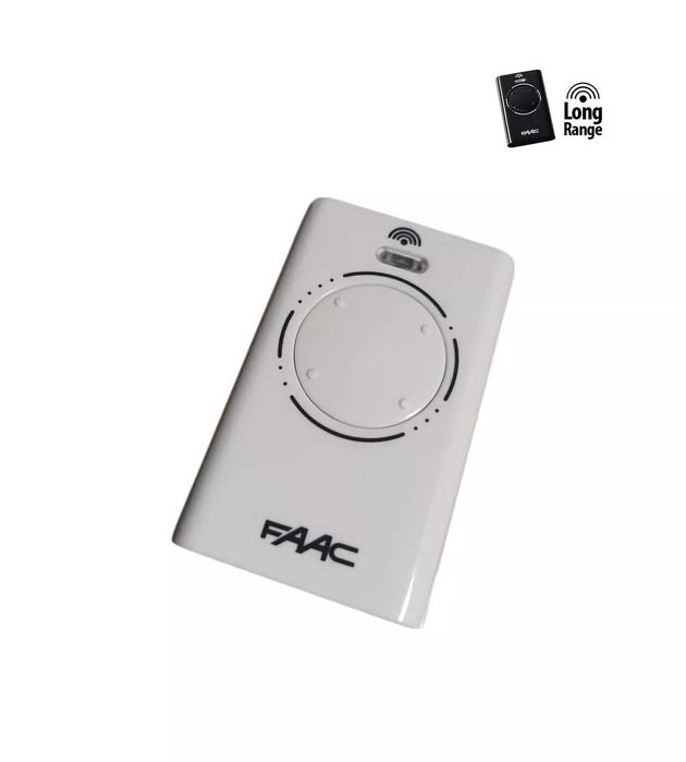 Comando Garagem Transmisor 4 Canais FAAC XT4 868 SLH LR Branco