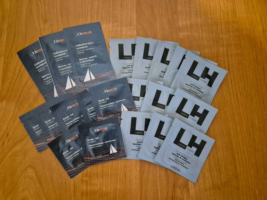 Zestaw kosmetyków męskich.