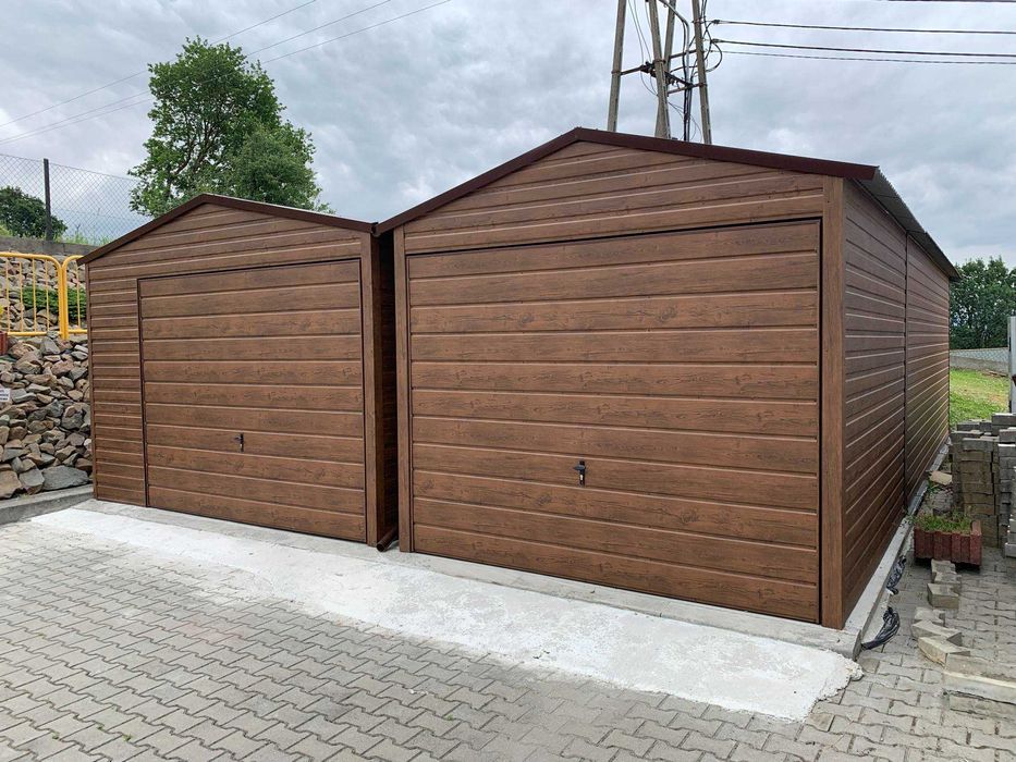 Garaże blaszane Premium, każdy wymiar, producent, profil zamknięty