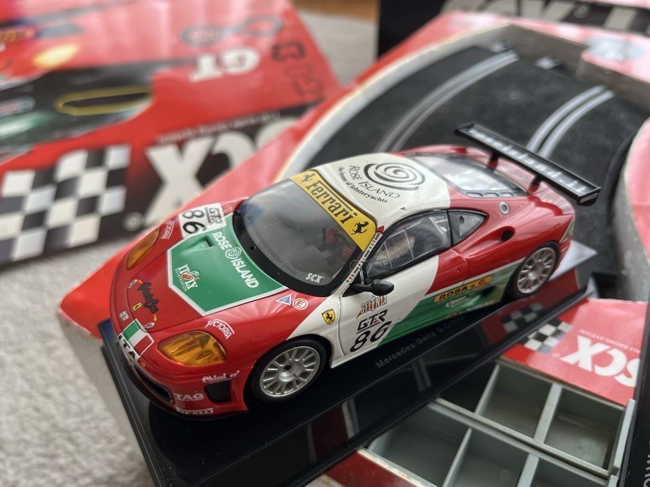 Scx scalextric c2 gt com ferrari e mercesdes