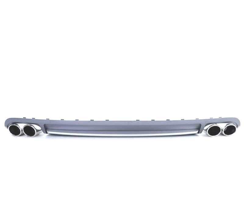 DIFUSOR AUDI A4 B8 07-11 LOOK S4 + PONTEIRAS ESCAPE CROMADO