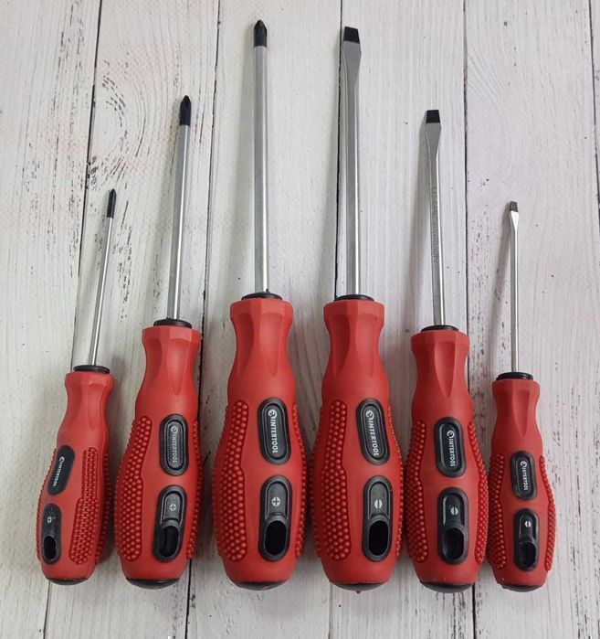 Набор отверток Intertool VT-2005, 6 ед. Набір викруток. Отвертки