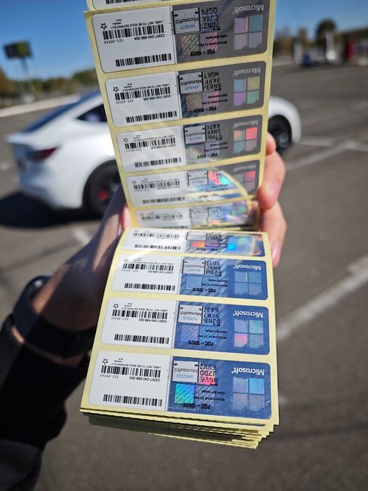 Наліпка Sticker Windows 11 Pro Оригінальний стікер з гарантією 60 днів