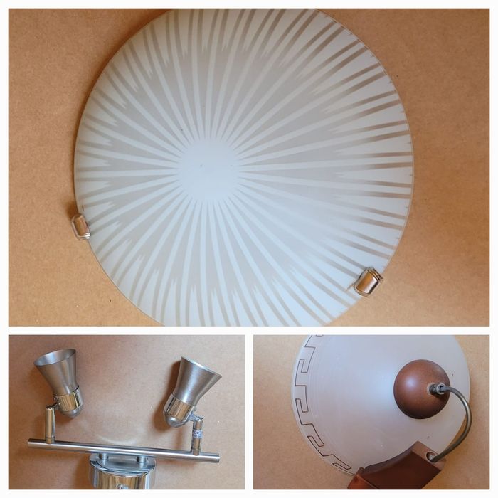 3 lampy sufitowe za 50zł